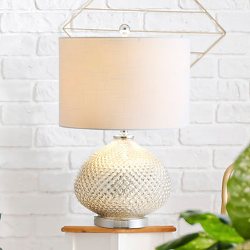 Ames 22.5" LED Glass Table Lamp - JONATHAN Y
